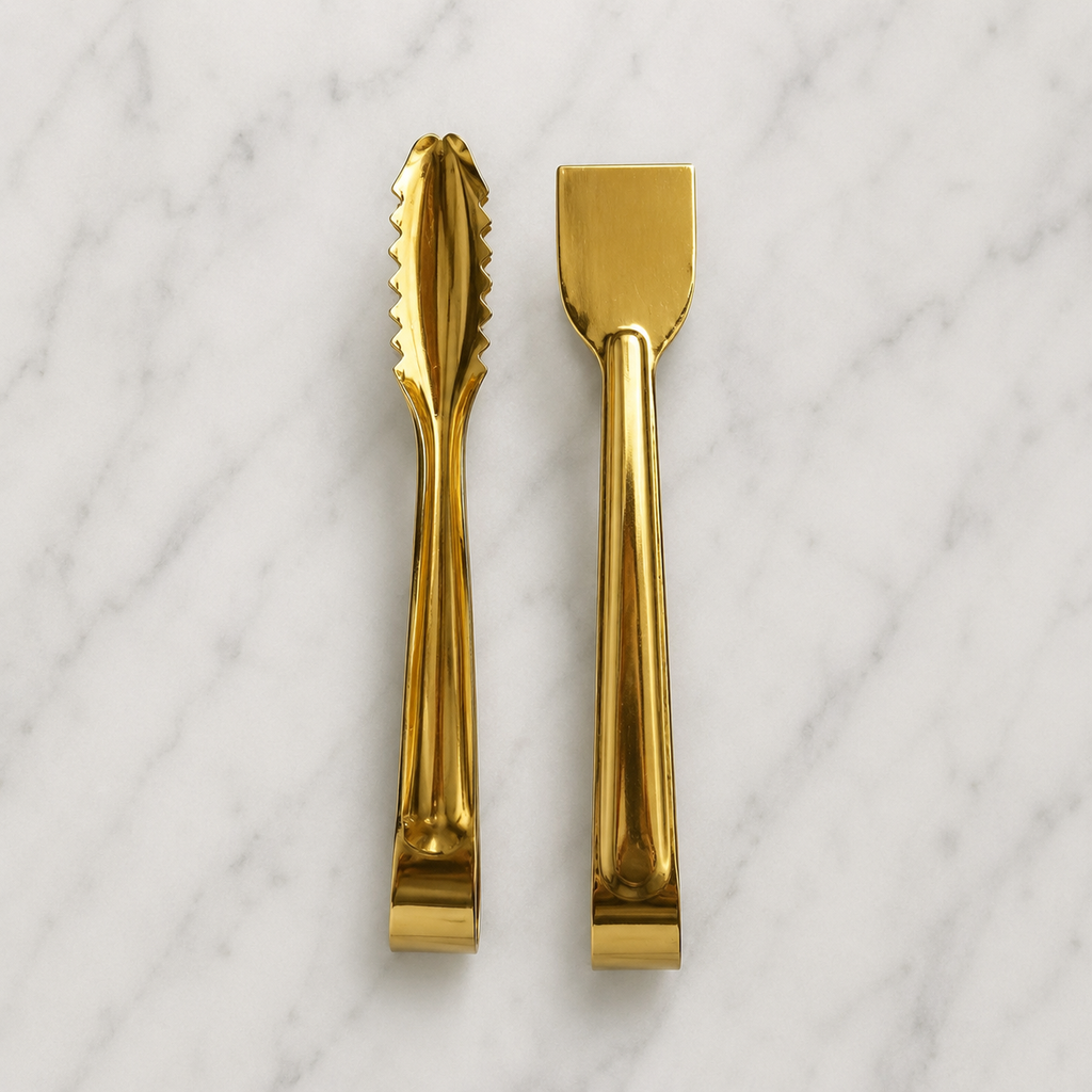 Golden Elegance Tong Set