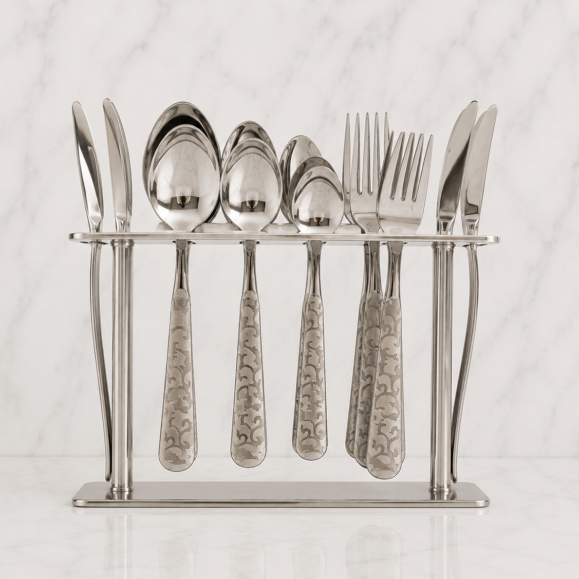 Royal Silver 28 Pcs Cutlery Set