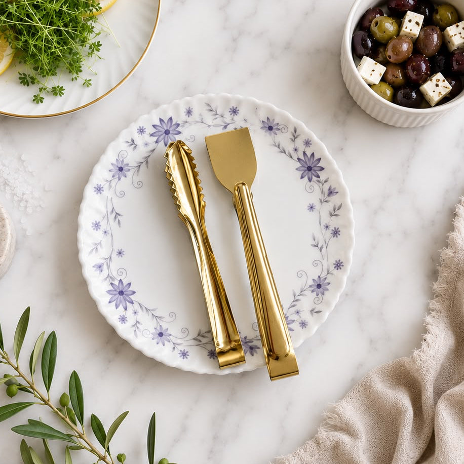 Golden Elegance Tong Set