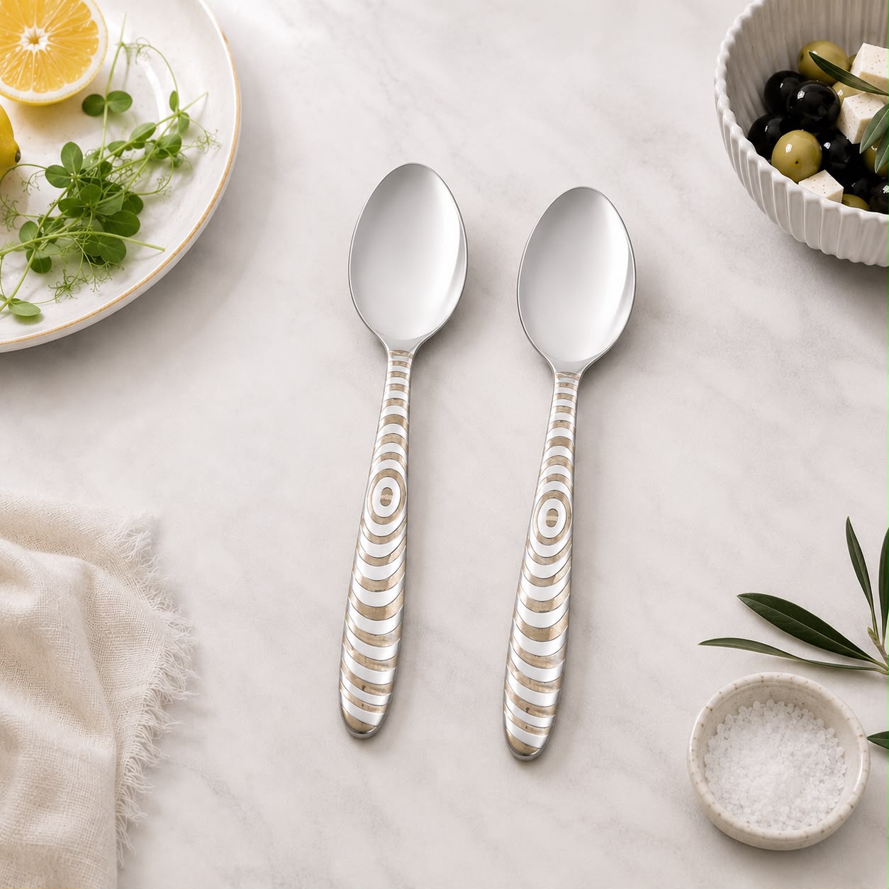 Opal Luxe Dining Spoon Set – 12 Pcs